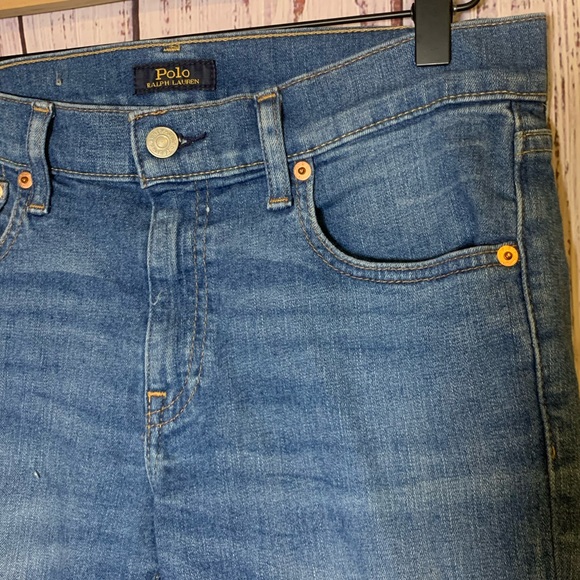 “Tompkins” Distressed Cropped Skinny Jeans { Polo Ralph Lauren } - Picture 2 of 14